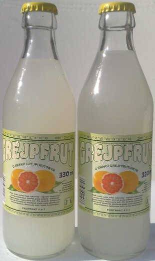 Grejpfrut 0.33l szkło